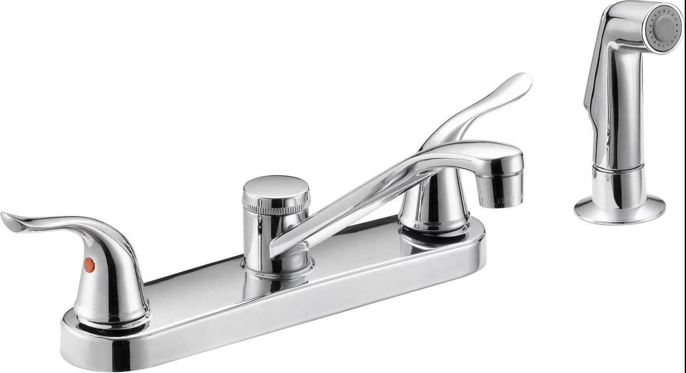 Briggs B929 Sayco Two-Handle Kitchen Faucet, Chrome