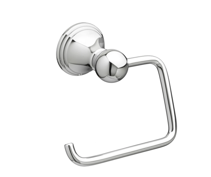 DXV D35101235.100 Ashbee Wall Mounted Euro Toilet Paper Holder, Polished Chrome