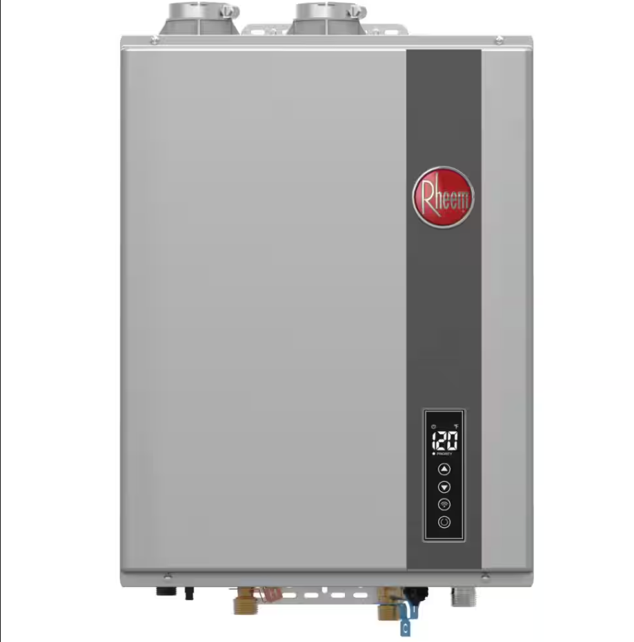 Rheem ECOH200DVELN-3 Performance Platinum 9.5 GPM Smart Super High Efficiency Indoor or Outdoor Natural Gas Tankless Water Heater