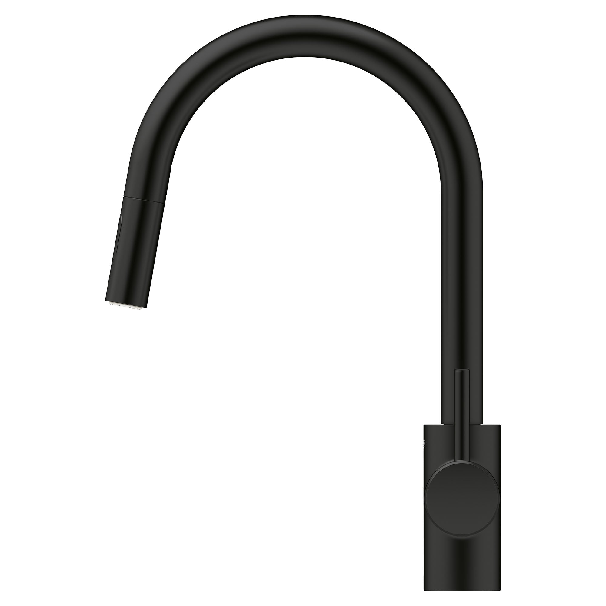 Grohe 326652433 Concetto Pull-Down Single Handle Kitchen Faucet, Matte Black