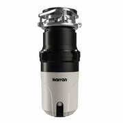 Karran 1/3 HP Continuous Feed Garbage Disposal for Kitchen Sinks with Power Cord and Accessories Included