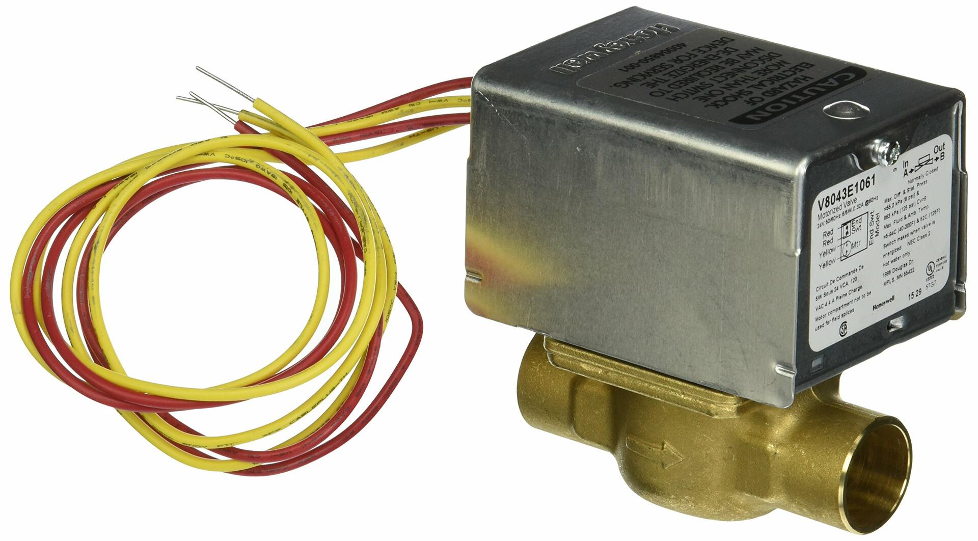 Honeywell GIDDS-296123 3/4" 24V 4-Wire 8CV, Silver