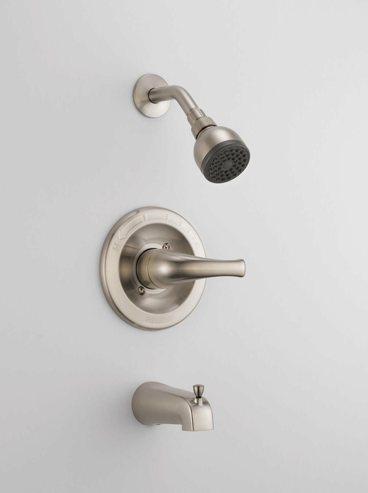 Peerless PTT188773-BN Tub and Shower Trim Kit, Brushed Nickel