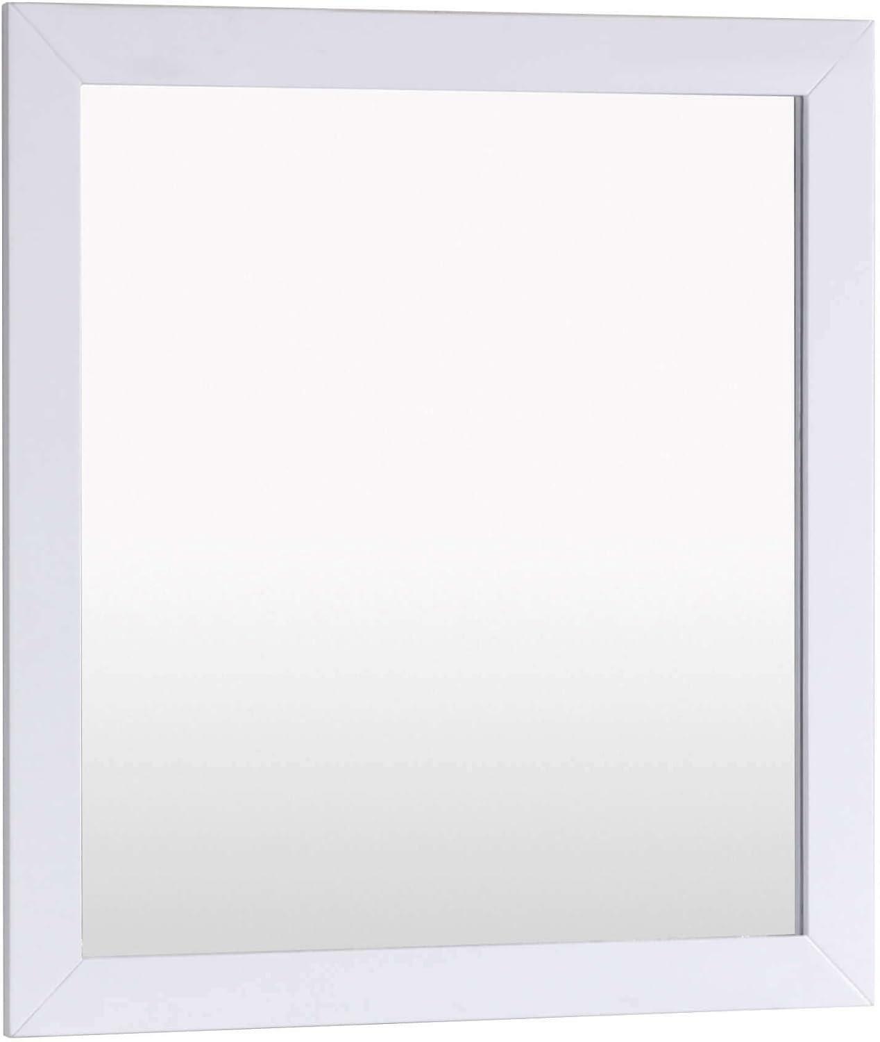 Fine Fixtures TRAM30WH Ravenna 30″ Mirror – White,