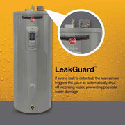 Gladiator 55 Gal. Tall 5500-Watt Double Element Smart Electric Water Heater w/ Leak Detection and Auto Shutoff