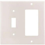 PREFERRED INDUSTRIES WP-TD Combination Toggle Decorator Wall Plate White (Pack of 4)