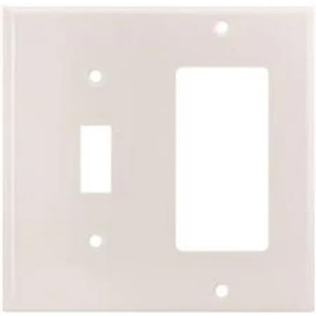 PREFERRED INDUSTRIES WP-TD Combination Toggle Decorator Wall Plate White (Pack of 4)