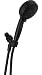 Delta Faucet ProClean 75740BL Handheld Shower Head – Matte Black High Pressure Showerhead with 6 Spray Settings, Wide Cleaning Spray