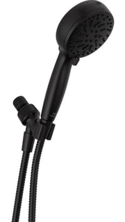 Delta Faucet ProClean 75740BL Handheld Shower Head – Matte Black High Pressure Showerhead with 6 Spray Settings, Wide Cleaning Spray