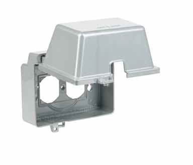 TayMac MX3300 Metal Weatherproof While-In-Use Cover Single Gang Vertical