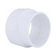 Charlotte Pipe 1WKJ8 PVC DWV Adapter 4" Spigot x 4" Socket White, Schedule 40, Solvent Weld, Pack of 6