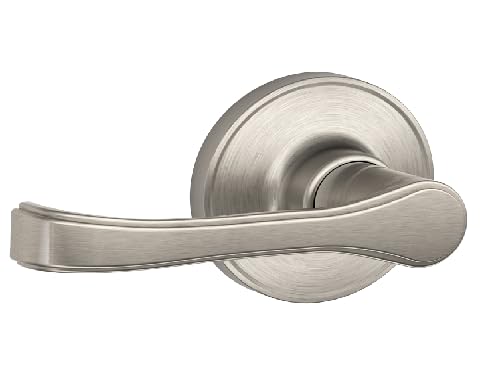 J-Series by Schlage Paris Front Entry Handleset with Torino Door Lever, Deadbolt Keyed 1 Side, Satin Nickel, JH60 V PRS 619 TOR