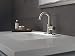 Peerless Precept Single Hole Bathroom Faucet Brushed Nickel, Single Handle Bathroom Faucet, Drain Assembly, Brushed Nickel P191102LF-BN