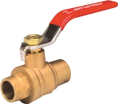 PROPLUS GIDDS-270850 1" Lead-Free Full Port Brass Ball Valve Sweat