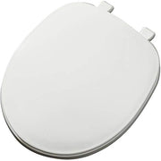 Peter Anthony HP200-001 Round Plastic Toilet Seat with Closed Front â€“ White