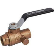Premier 270868 Full Ball Valve With Drain 1/2" Sweat Chrome Brass (Pack of 3)