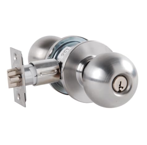 Arrow MK11-BD Grade 2 Entrance Knob Lock Cylindrical Satin Chrome Keyed