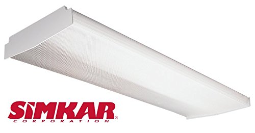 SIMKAR SY920 4x40W T12 Fluorescent Wrap Light 120-277V White Fixture