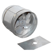 Acme Miami 10" Duct Booster Fan 600 CFM 120V Aluminum & Steel Duct Mount Exhaust Ventilation Fan
