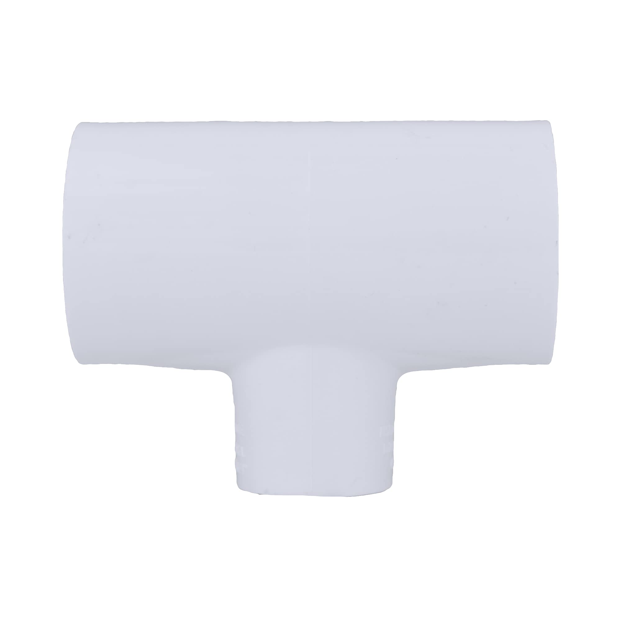 Charlotte Pipe 1-1/4" x 1-1/4" x 3/4" Schedule 40 PVC Tee White (Pack of 3)