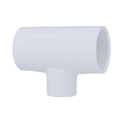 Charlotte Pipe 1-1/4" x 1-1/4" x 3/4" Schedule 40 PVC Tee White (Pack of 3)