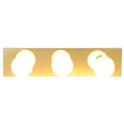 Royal Cove 671600 3-Light Vanity Strip Polished Brass 18" Bathroom Light