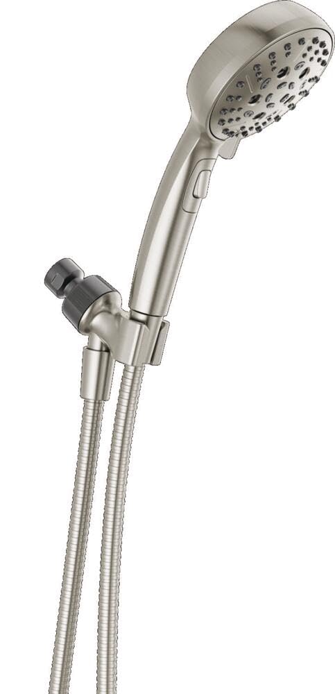 Delta 75536SN Universal Showering H2Okinetic 6-Setting Hand Shower, Satin Nickel