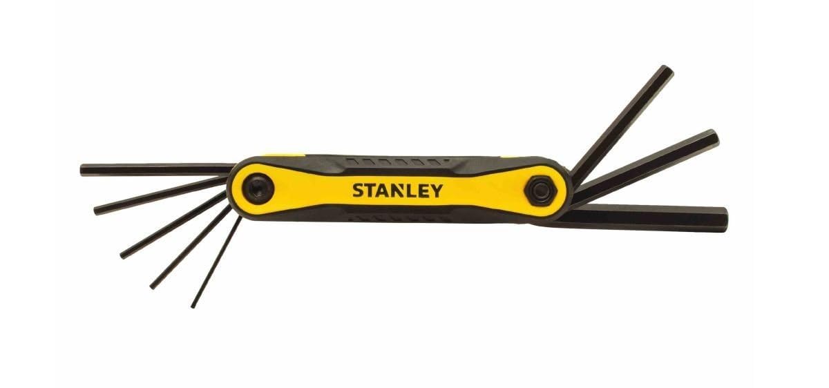 STANLEY STHT71800 8 Piece Metric Folding Hex Key Set (Pack of 3)