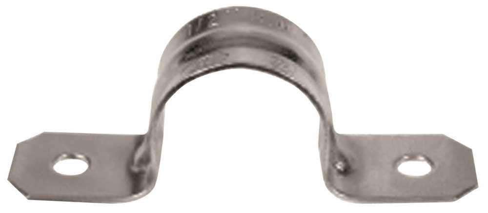 661024 1" EMT 2-Hole Strap Conduit Mounting Bracket Preferred Industries