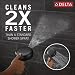 Delta Faucet ProClean 75740BL Handheld Shower Head – Matte Black High Pressure Showerhead with 6 Spray Settings, Wide Cleaning Spray