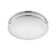 Designers Fountain EV1414L30-35 14" Brushed Nickel LED Flush Mount Light