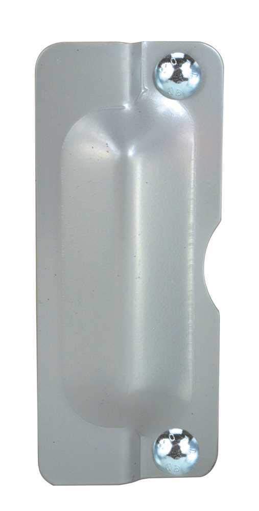 Don-Jo LP-207 12 Gauge Steel Latch Protector 2-3/4" x 7" Silver 10 Pack