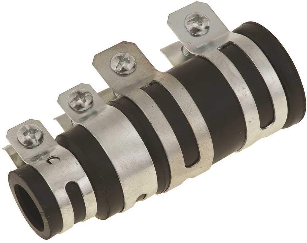 PROPLUS 2489777 Rubber Garbage Disposal Boot w/ 4 Clamps Slip-Proof Ridges