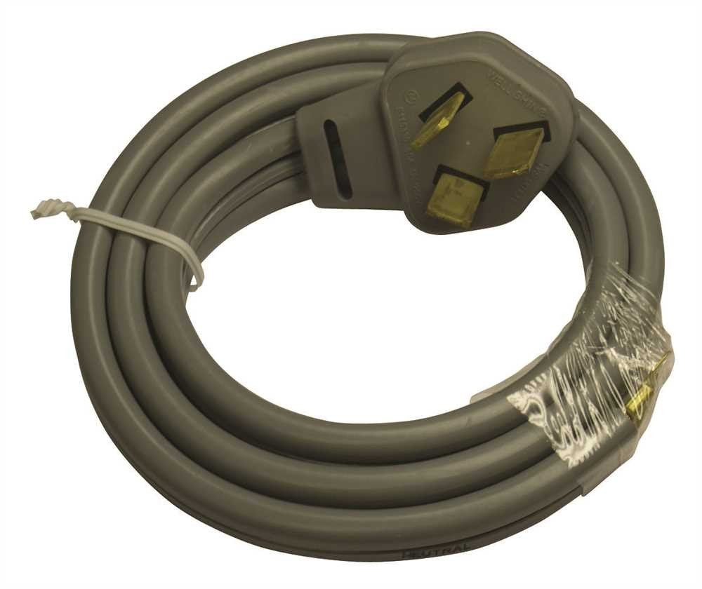 GIDDS-647403 4ft Flat Range Cord 50 Amp Heavy Duty Appliance Power Cord