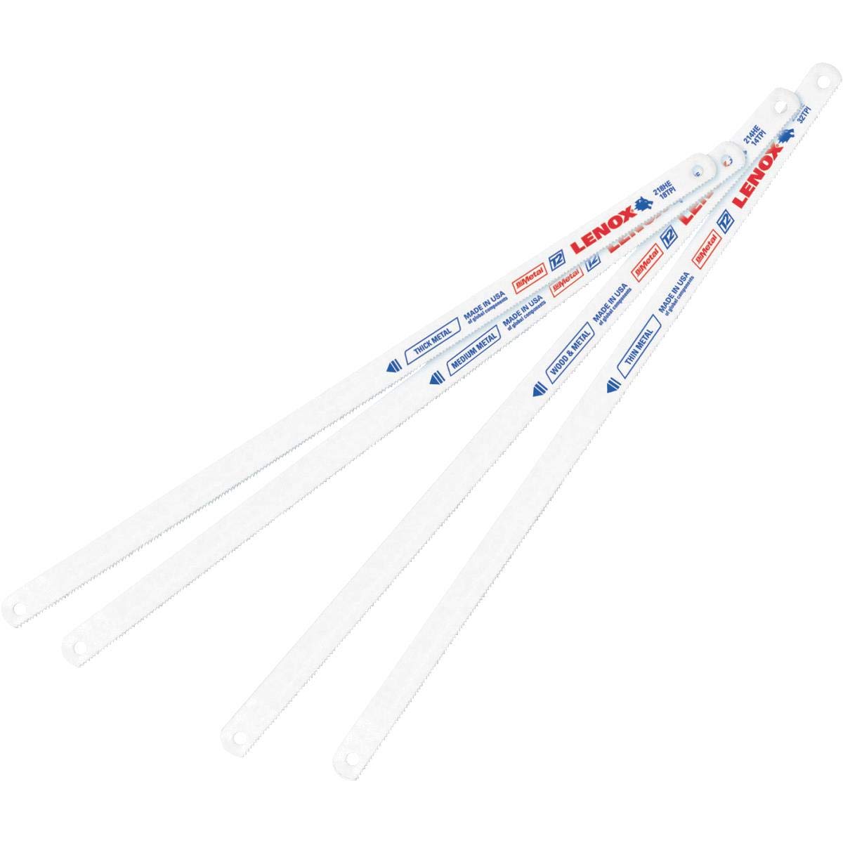 Lenox V232HE 12" x 1/2" x 32T Hand Hacksaw Blades, 10-Pack, Metal Cutting