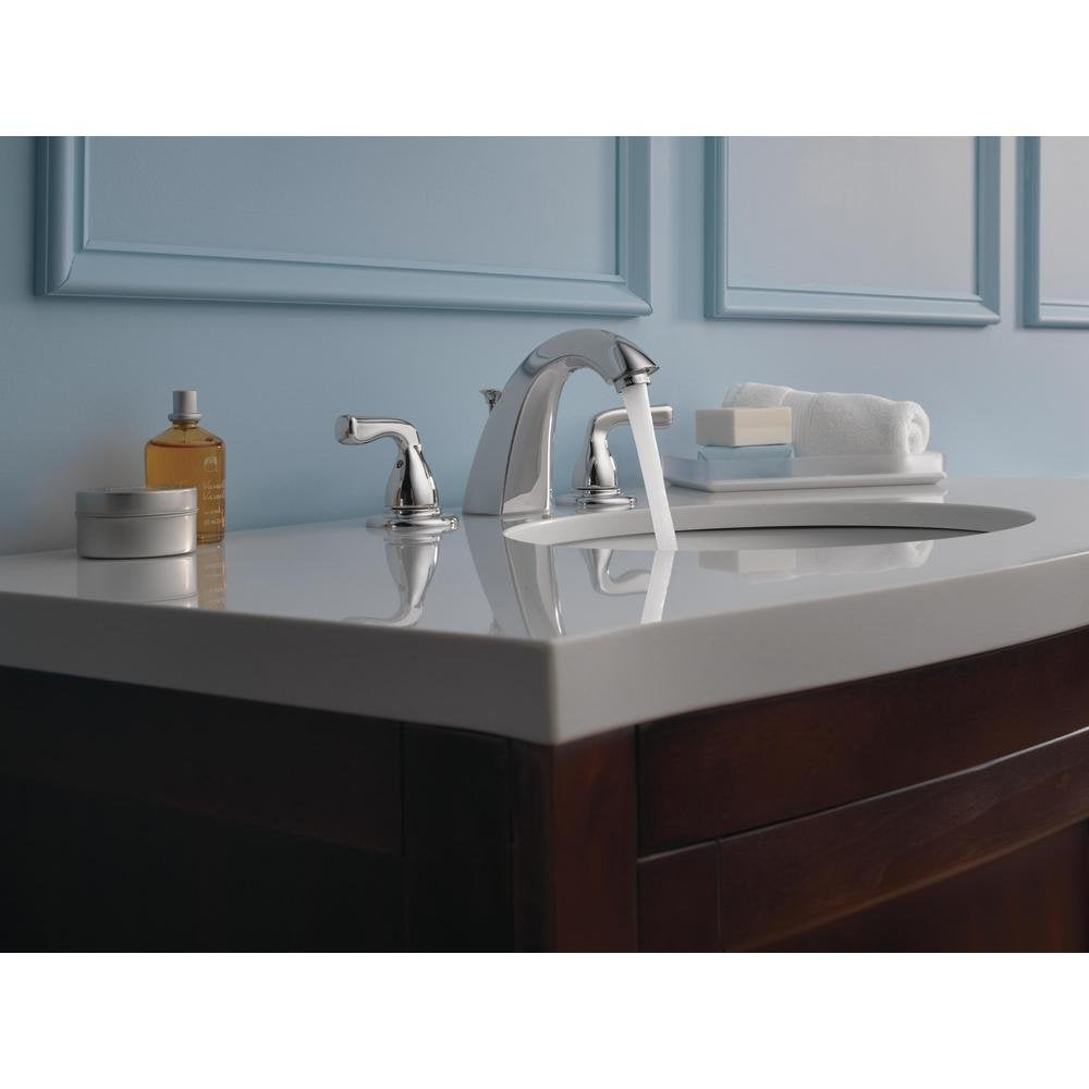 Delta Foundations 8" Widespread 2-Handle Bathroom Faucet Chrome New