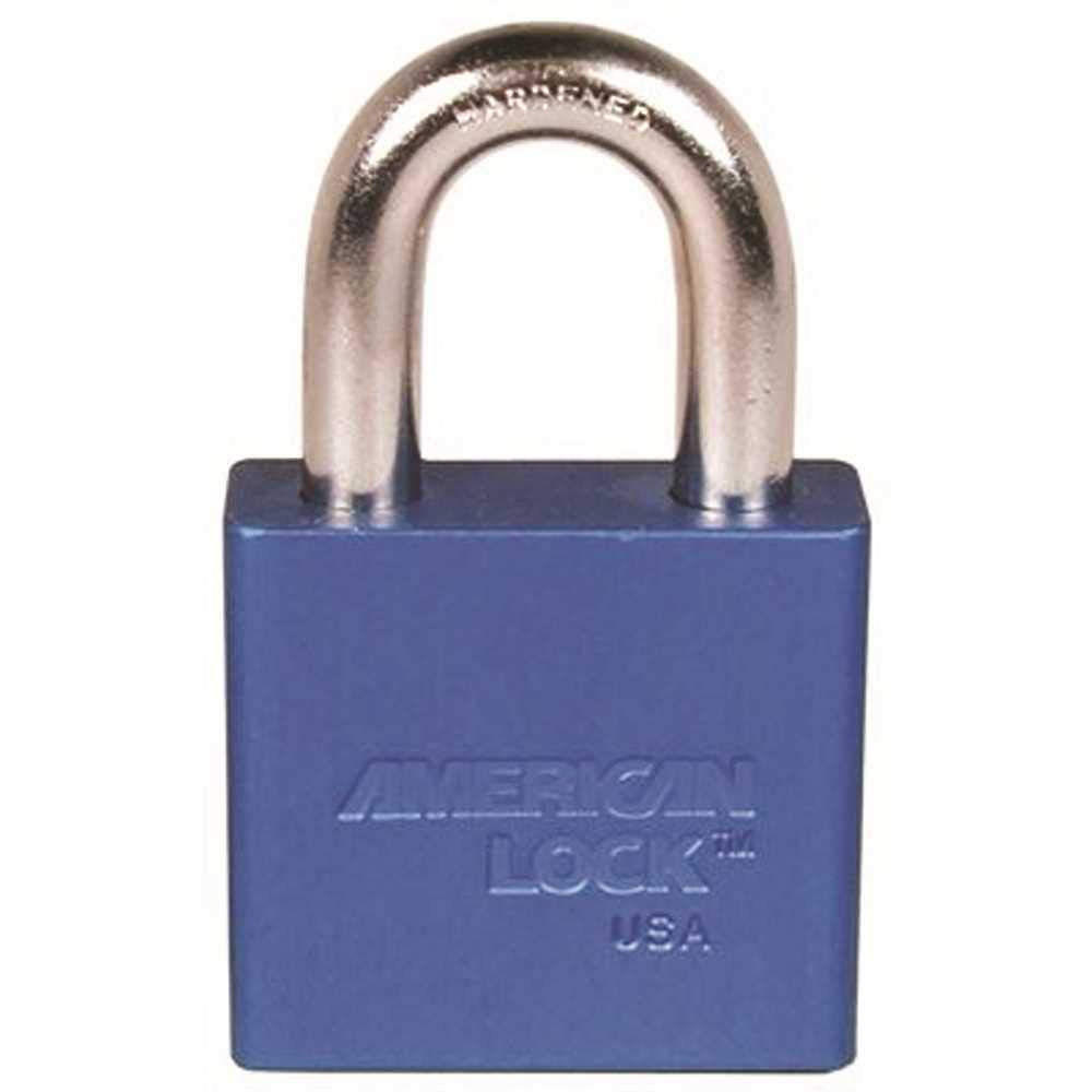 Master Lock Company A1305BLU American Lock 2 in. Aluminum Padlock in Blue