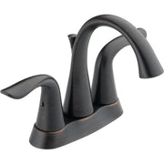Delta Lahara 2538-RBTP-DST Centerset Bathroom Faucet with Pop-Up Drain, Venetian Bronze