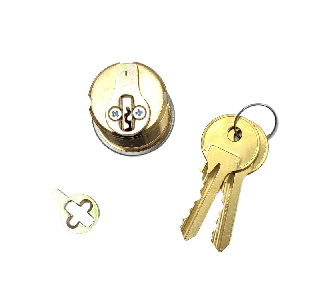 Kaba Ilco 7185YA1-26D-KD 1-1/8 Mortise Cylinder Yale Keyway Satin Chrome KD