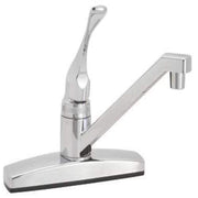 ProPlus 2498362 Kitchen Faucet Chrome Lever Handle w/ Spray 8" Centers GPM