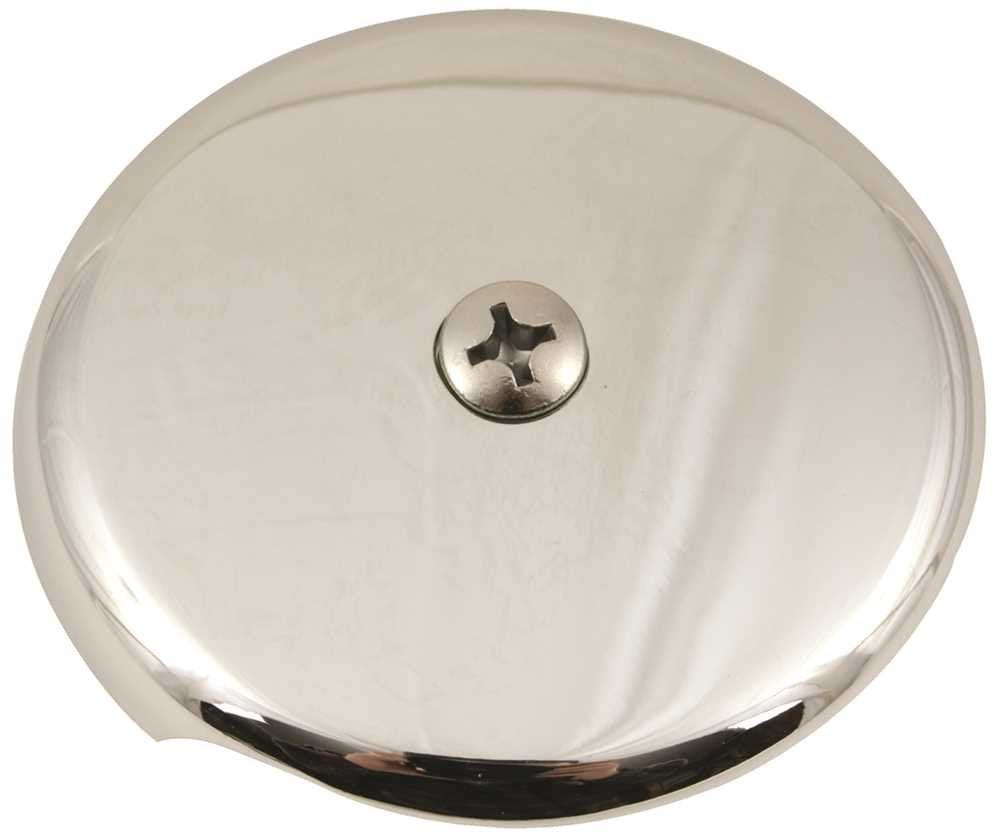 Proplus Bath Drain Face Plate 1-Hole Polished Finish Pack of 10 - GIDS-2489490