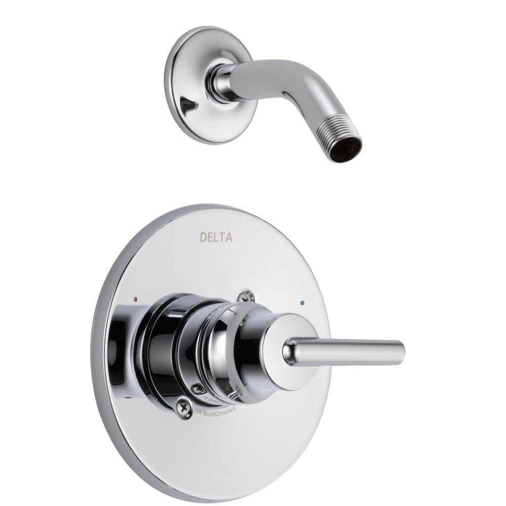 Delta Trinsic 14 Series T14259-LHD Shower Trim Kit Chrome Single Handle Chrome Shower Trim Kit