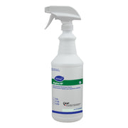 Diversey D1222660 Alpha-HP Multi-Surface Disinfectant Cleaner, Empty Refill Bottles with Preprinted Label and sprayer nozzle, 32-Ounce (Pack of 12)