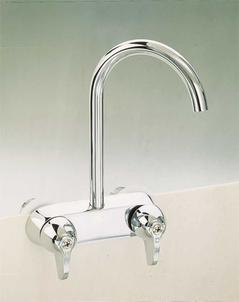 PROPLUS GIDDS-2012058 Gooseneck Bath Spout Chrome 2-Handle Cast Brass