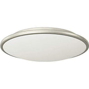 Monument 2479583 18W Gu24 Base Flush-Mount Ceiling Fixture, Brushed Nickel