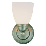Trans Globe Ardmore 3355 BN 7" Wall Sconce Brushed Nickel Glass Indoor Light