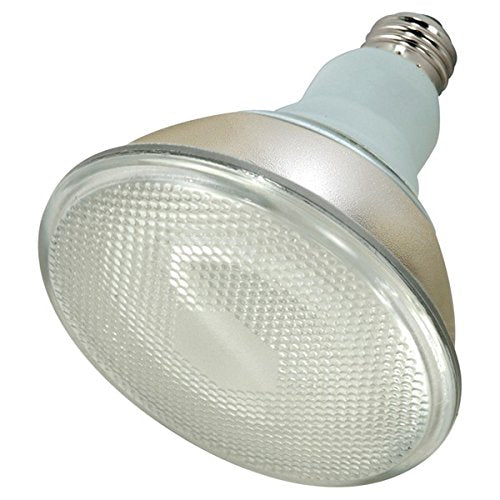Satco S7279 PAR38 CFL Flood Bulbs 23W 2700K E26 Base 6 Pack Warm White