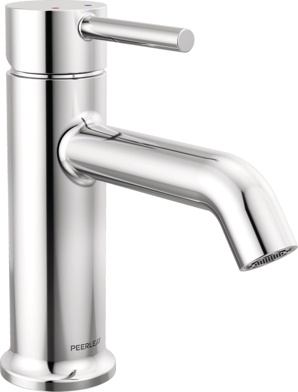 Peerless Precept Single Hole Bathroom Faucet, Chrome Bathroom Sink Faucet, Single Handle Bathroom Faucet, Bath Faucet, Push Pop-Up Drain Assembly, 1.0 GPM Flow, Chrome P1647LF