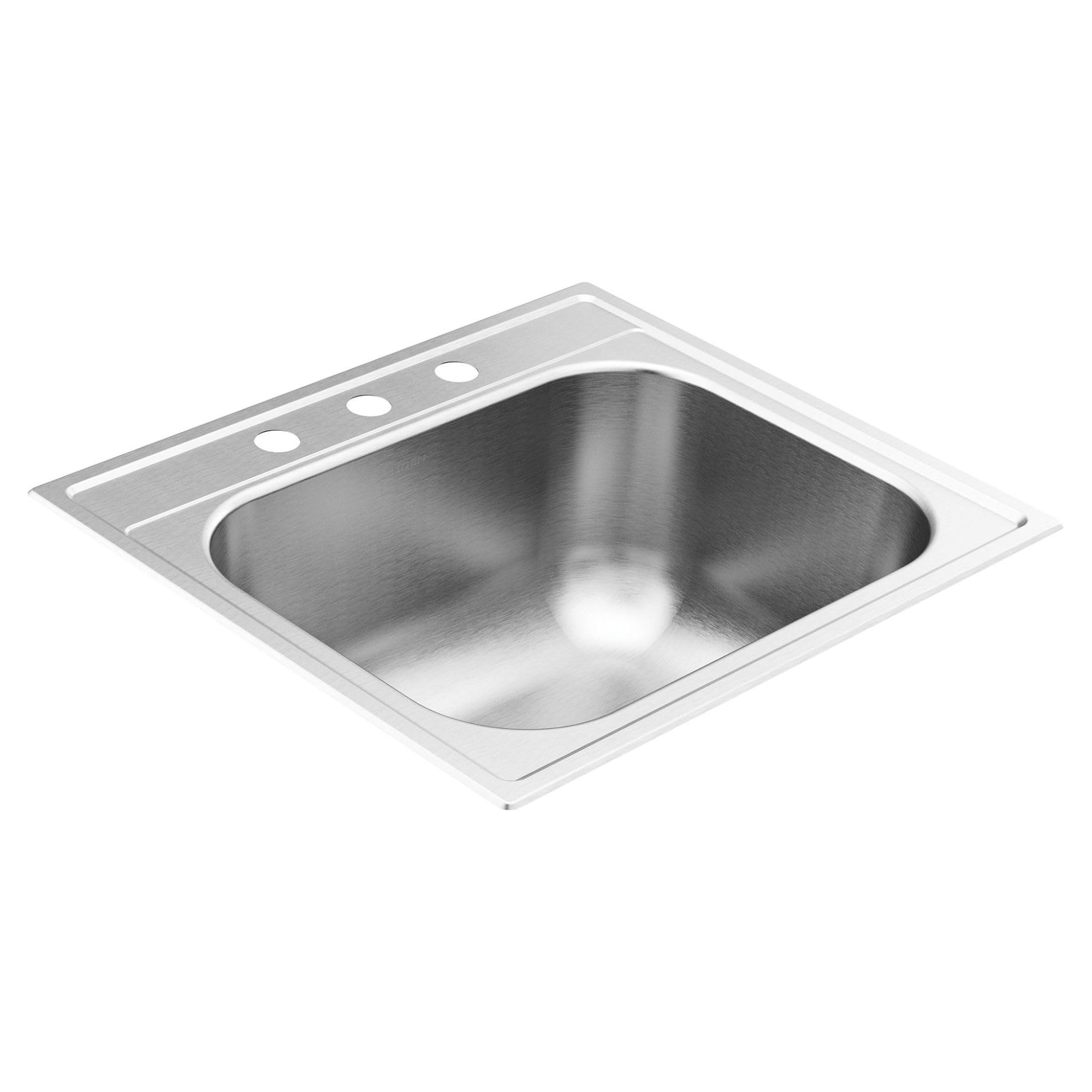 Moen GS181953Q 25" 18-Gauge Stainless Steel Drop-In Single Bowl Kitchen Sink
