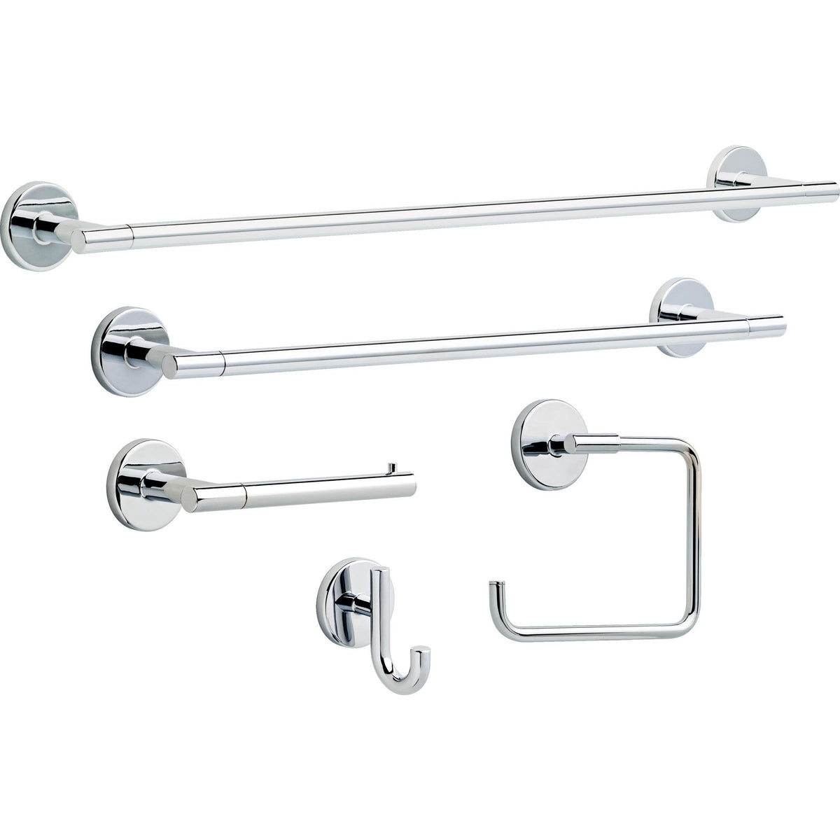 Delta 75912 Trinsic 12 in. Wall Mount Towel Bar Bath Hardware Accessory in Polished Chrome
